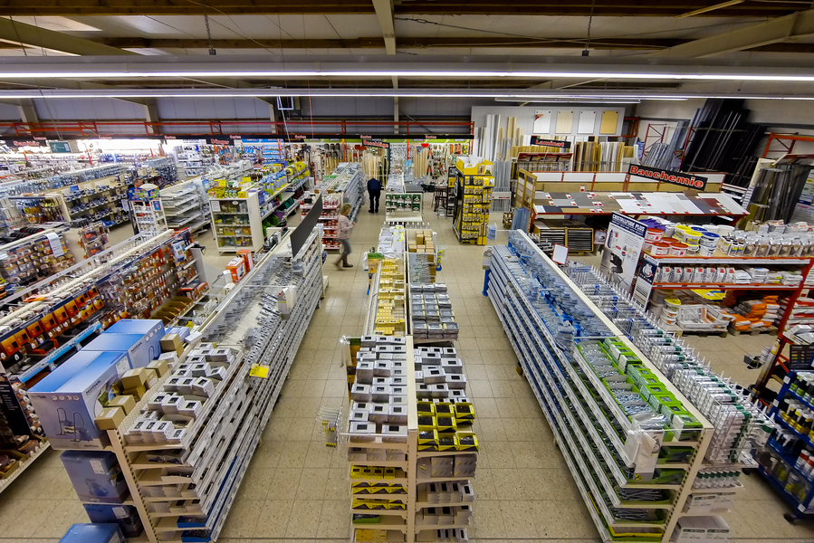 Geda Baumarkt Verkaufsraum
