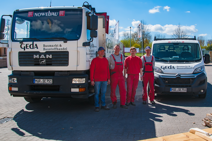 Geda Baumarkt Lagerteam